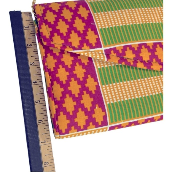 KENTE AFRICAN
ANKARA PRINT
CLUTCH/EVENING BAG - Picture 6 of 8
